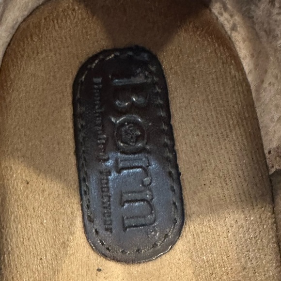 Born Leather  Slip On Brown Shoes 9 - Picture 4 of 9